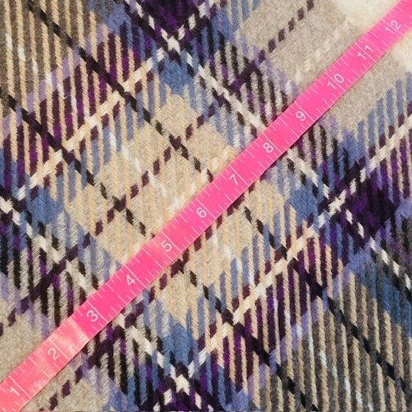 Fiori Di Firenze Men's Made in Italy Vintage Multi Check Plaid Designer Scarf - Picture 6 of 7